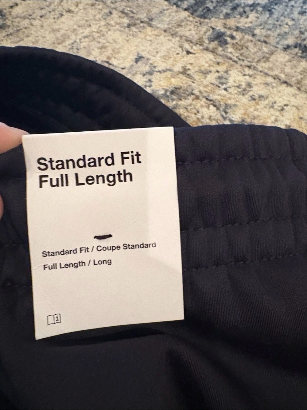 Women’s Nike Standard Fit Full Length Sweatpants Activewear Black L CU5529-011 - Picture 3 of 4